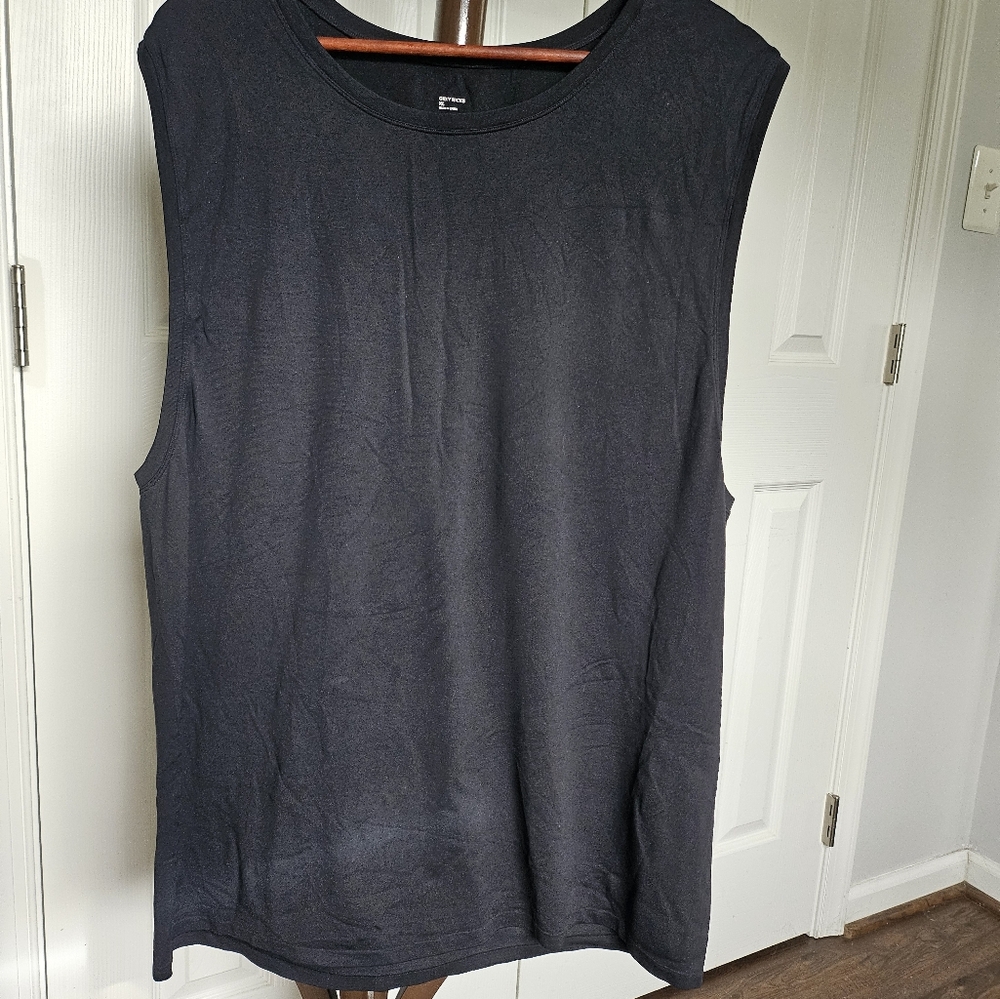 Gilly Hicks mens sleeveless tank, black, XL
